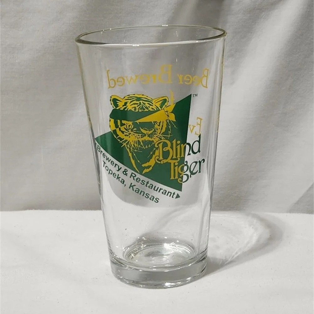 Blind Tiger Beer Glass (Topeka Kansas)